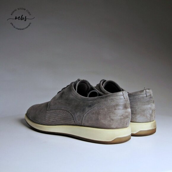 Ecco Jared Grey Modern Tie Derby‎ Comfort Shoes